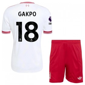 Liverpool Gakpo 18 Lasten Vieraspelipaita 2026-27 Lyhythihainen (+ shortsit)