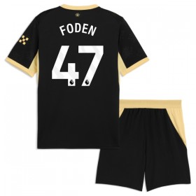 Manchester City Foden 47 Lasten Vieraspelipaita 2026-27 Lyhythihainen (+ shortsit)