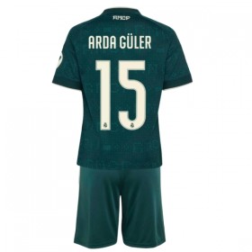 Real Madrid Arda Guler 15 Lasten Vieraspelipaita 2026-27 Lyhythihainen (+ shortsit)