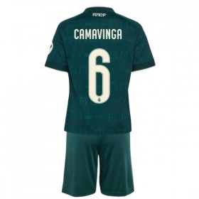 Real Madrid Camavinga 6 Lasten Vieraspelipaita 2026-27 Lyhythihainen (+ shortsit)