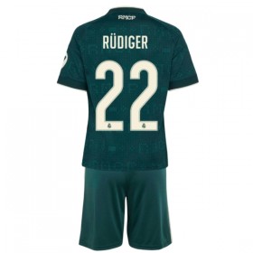 Real Madrid Rudiger 22 Lasten Vieraspelipaita 2026-27 Lyhythihainen (+ shortsit)