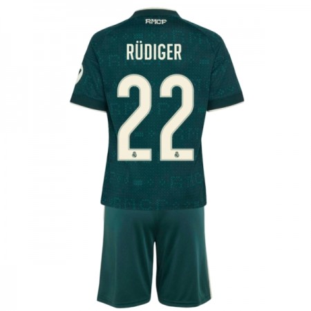 Real Madrid Rudiger 22 Lasten Vieraspelipaita 2026-27 Lyhythihainen (+ shortsit) Real Madrid Rudiger 22 Lasten Vieraspelipaita 2026-27 Lyhythihainen (+ shortsit)