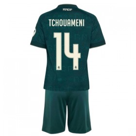 Real Madrid Tchouameni 14 Lasten Vieraspelipaita 2026-27 Lyhythihainen (+ shortsit)