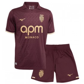 AS Monaco Lasten Vieraspelipaita 2026-27 Lyhythihainen (+ shortsit)