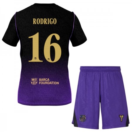 FC Barcelona Rodrigo 16 Lasten Vieraspelipaita 2026-27 Lyhythihainen (+ shortsit) FC Barcelona Rodrigo 16 Lasten Vieraspelipaita 2026-27 Lyhythihainen (+ shortsit)