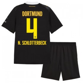 Borussia Dortmund N. Schlotterbeck 4 Lasten Vieraspelipaita 2026-27 Lyhythihainen (+ shortsit)