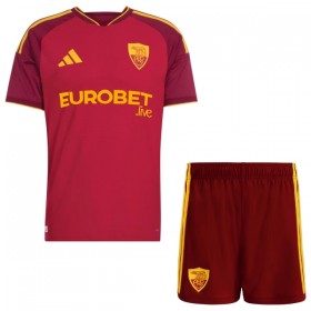 AS Roma Lasten Kotipelipaita 2026-27 Lyhythihainen (+ shortsit)