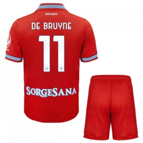 SSC Napoli De Bruyne 11 Lasten Kolmaspelipaita 2026-27 Lyhythihainen (+ shortsit)