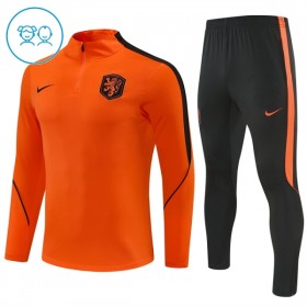 Alankomaat Lasten Training Huppari Oranssi 2026-27 Quarter-zip