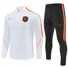 Alankomaat Training Huppari Valkoinen 2026-27 Quarter-zip