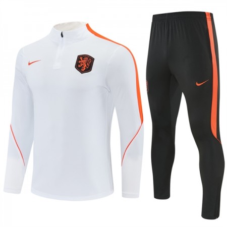 Alankomaat Training Huppari Valkoinen 2026-27 Quarter-zip Alankomaat Training Huppari Valkoinen 2026-27 Quarter-zip