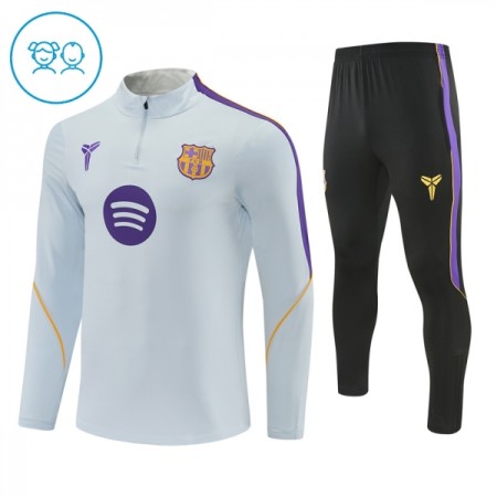Barcelona Lasten Training Huppari Valkoinen 2026-27 Quarter-zip