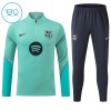 Barcelona Lasten Training Huppari Vihreä 2026-27 Quarter-zip
