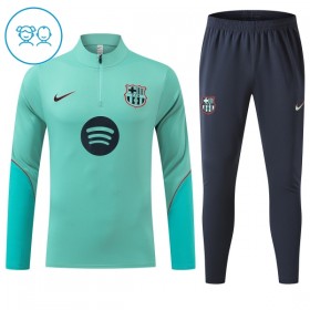 Barcelona Lasten Training Huppari Vihreä 2026-27 Quarter-zip