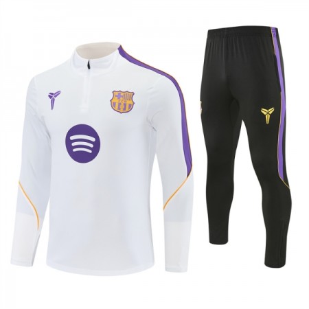 Barcelona Training Huppari Valkoinen 2026-27 Quarter-zip