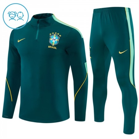 Brasilia Lasten Training Huppari Vihreä 2026-27 Quarter-zip