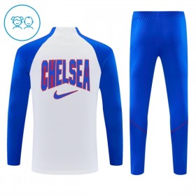 Chelsea Lasten Training Huppari Valkoinen 2026-27 Quarter-zip