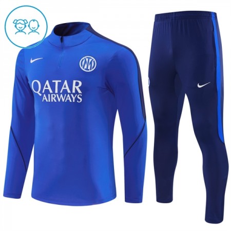 Inter Milan Lasten Training Huppari Sininen 2026-27 Quarter-zip