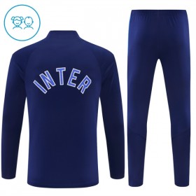 Inter Milan Lasten Training Huppari Sininen 2026-27 Quarter-zip