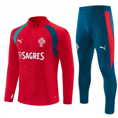 Portugali Training Huppari Punainen 2026-27 Quarter-zip