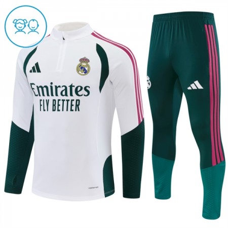 Real Madrid Lasten Training Huppari Valkoinen 2026-27 Quarter-zip