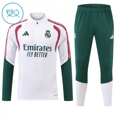Real Madrid Lasten Training Huppari Valkoinen 2026-27 Quarter-zip