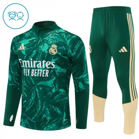 Real Madrid Lasten Training Huppari Vihreä 2026-27 Quarter-zip