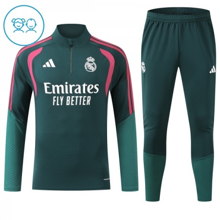 Real Madrid Lasten Training Huppari Vihreä 2026-27 Quarter-zip