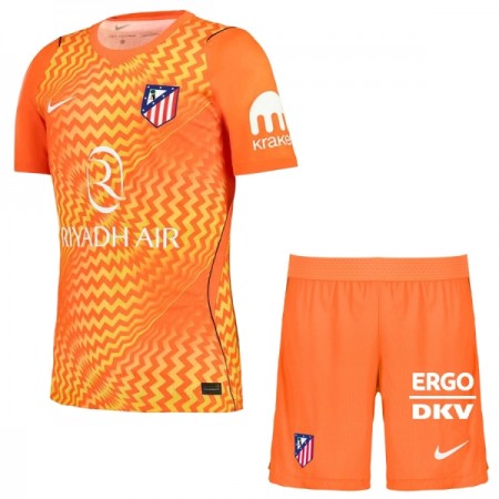 Atlético Madrid Maalivahti Lasten Paita Oranssi 2026-27 Lyhythihainen (+ shortsit)