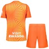 Atlético Madrid Maalivahti Lasten Paita Oranssi 2026-27 Lyhythihainen (+ shortsit)