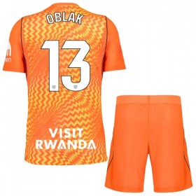 Atlético Madrid Oblak 13 Maalivahti Lasten Paita Oranssi 2026-27 Lyhythihainen (+ shortsit)