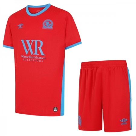 Blackburn Rovers Lasten Kolmaspelipaita 2026-27 Lyhythihainen (+ shortsit)