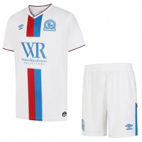 Blackburn Rovers Lasten Vieraspelipaita 2026-27 Lyhythihainen (+ shortsit)