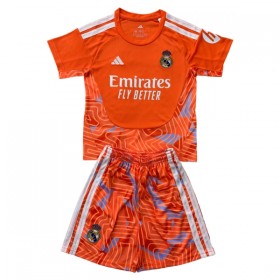 Real Madrid Maalivahti Lasten Paita Oranssi 2026-27 Lyhythihainen (+ shortsit)