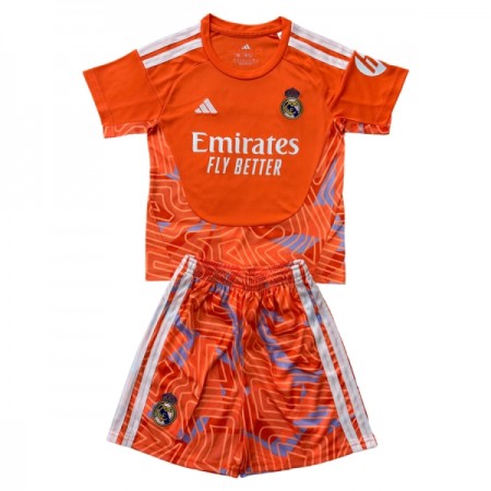 Real Madrid Maalivahti Lasten Paita Oranssi 2026-27 Lyhythihainen (+ shortsit)