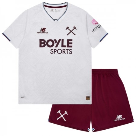 West Ham United Lasten Vieraspelipaita 2026-27 Lyhythihainen (+ shortsit)