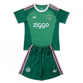 Ajax Amsterdam Maalivahti Lasten Paita Vihreä 2026-27 Lyhythihainen (+ shortsit)