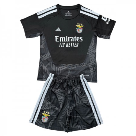 Benfica Lisabon Lisabon Maalivahti Lasten Paita Musta 2026-27 Lyhythihainen (+ shortsit)