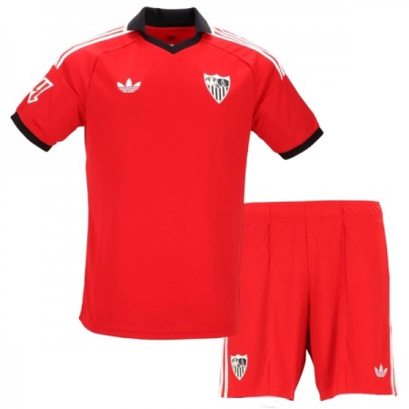 Sevilla FC Lasten Vieraspelipaita 2026-27 Lyhythihainen (+ shortsit)
