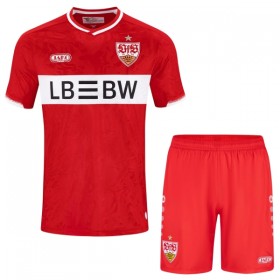 VfB Stuttgart Lasten Vieraspelipaita 2026-27 Lyhythihainen (+ shortsit)