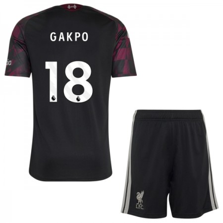 Liverpool Gakpo 18 Lasten Kolmaspelipaita 2026-27 Lyhythihainen (+ shortsit)