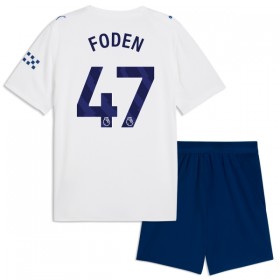 Manchester City Foden 47 Lasten Kolmaspelipaita 2026-27 Lyhythihainen (+ shortsit)